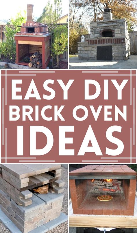 8 DIY Brick Oven Ideas For Homemade Pizza - DIY Crafts Outdoor Kitchen With Pizza Oven And Smoker, Diy Outdoor Oven Wood Burning, Easy Pizza Oven Outdoor Diy, How To Build An Outdoor Pizza Oven, Pizza Oven Diy How To Build A, Pizza Wood Fired Oven, Diy Brick Oven Outdoor, Diy Outdoor Pizza Oven How To Build, How To Make A Pizza Oven