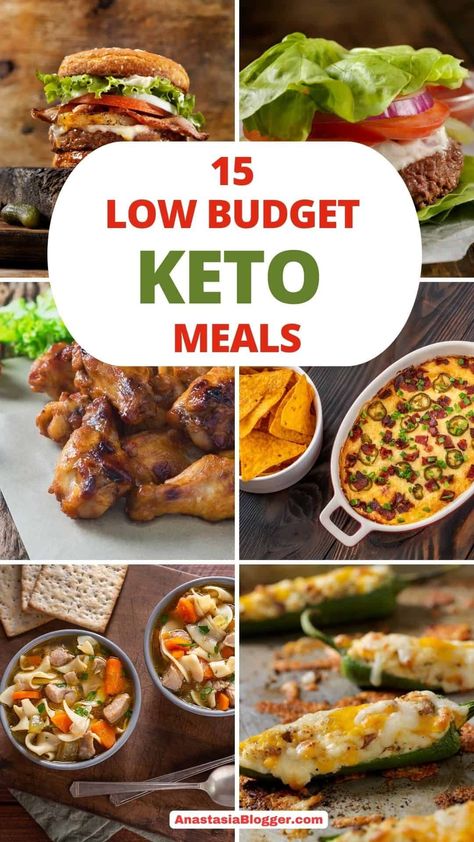 If you need some tasty keto recipes that won't break the bank, then I have here 15 low budget keto meals you can whip up in no time! Keto Meals On A Budget, Fingerfood Baby, Cheap Keto, Keto On A Budget, Lazy Keto, Meals On A Budget, Keto Diet Food, Keto Dinners, Keto Meal Prep