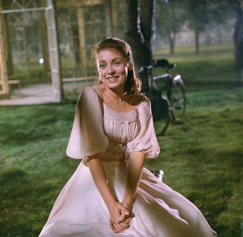 Sound Of Music Dress, Charmian Carr, Sound Of Music Costumes, Workout Music Playlist, Music Dice, Sound Of Music Movie, Music Dress, Christopher Plummer, The Sound Of Music