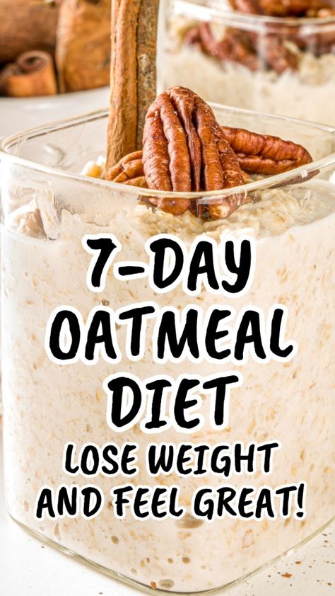 The oatmeal diet is here to simplify weight loss! Drop up to 10 pounds in a week with easy, delicious meals. Easy Diet Plan 10 Pounds, How Loose 10 Pounds In A Week, Cardio To Lose 10 Pounds, Drop 10 Pounds In A Week, Lose 25 Lbs In 3 Months, Loose 20lbs In 2 Weeks, Lose 50 Pounds In 5 Weeks, Loose 10 Pounds In A Week, How To Loss Weight In A Week 10 Pounds