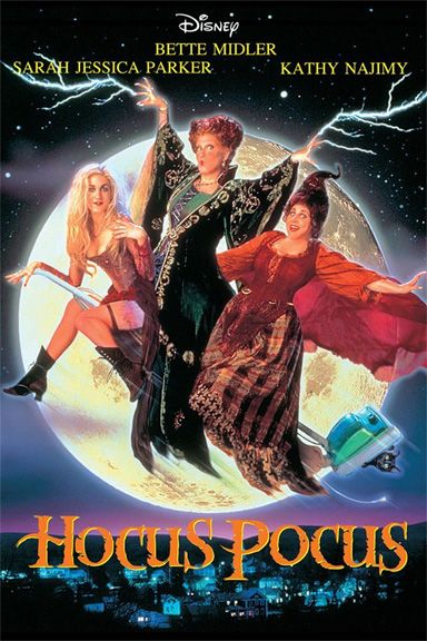 Hocus Pocus (1993) - Bette Midler, Sarah Jessica Parker, Kathy Najimy #MovieHocusPocus1993 Halloween Shuffle, Hermanas Sanderson, Hocus Pocus 1993, Kathy Najimy, Hocus Pocus Movie, Sarah Sanderson, Movies Horror, Bette Midler, Disney Merch