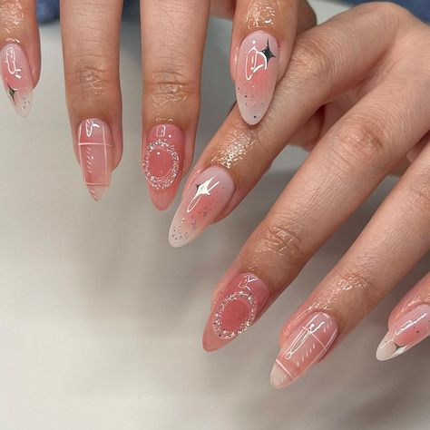 40 Best Pink Spring Nails 2023 to inspire you Blush Nails Y2k, Light Pink Aura Nails, Pink Spring Nails 2023, Pink Blush Nails, Korean Blush, Pink Spring Nails, Blush Nail, Baby Glam, Flame Nails