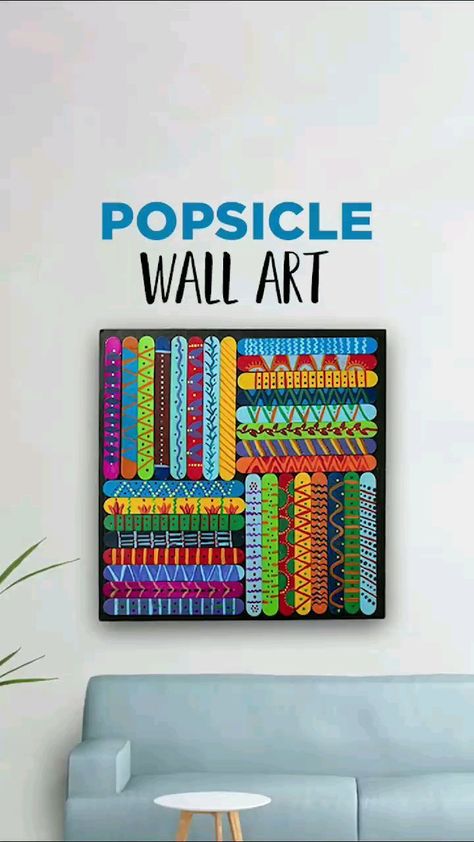 Popsicle Stick Art Projects, Popsicle Wall Art, Pop Stick Craft, Stick Projects, Popsicle Stick Art, Popsicle Art, Airplane Crafts, Stick Wall Art, Popsicle Crafts