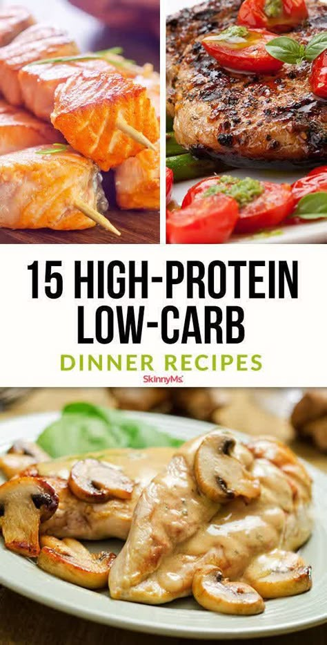 High Protein Low Carb Dinner, Ketone Recipes, Low Carb Dinners, Protein Dinner, Meat And Vegetables, Healthy High Protein Meals, Resep Diet, Diner Recipes, Low Carb High Protein