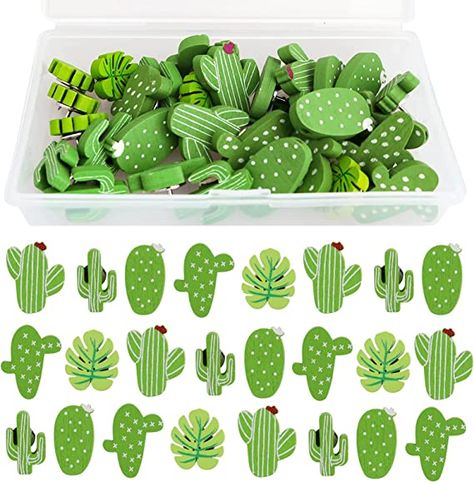 Amazon.com: 50 Pcs Wooden Push Pins Cactus Palm Leaf Push Pins Thumb Tack Decorative Cute Pushpins for Photos Wall, Maps, Bulletin Board or Cork Boards Home Office Decoration : Office Products Push Pins, Cork Board, Push Pin, Shape Design, Bulletin Boards, Leaf Pattern, Art Education, Cork, Office Decor