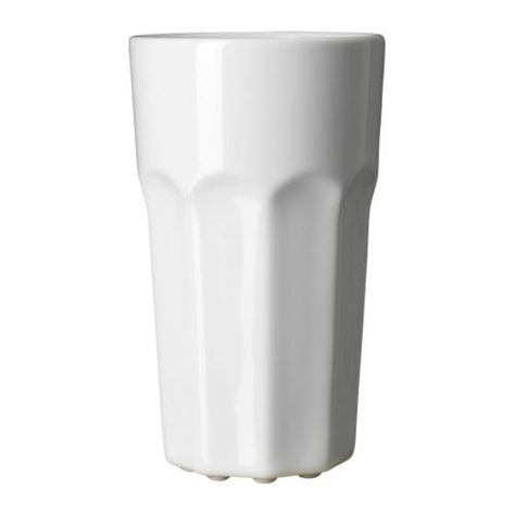 Pin for Later: Ikea Products You Recognize in People's Homes (Because You Have Them Too)  Pokal tumbler ($2) Crockery Unit Design Dining Rooms, Ikea Dining Room, Office Space Decor, Crockery Unit Design, Crockery Unit, Ikea Shopping, White Dishes, Vacuum Flask, Kitchen Stuff