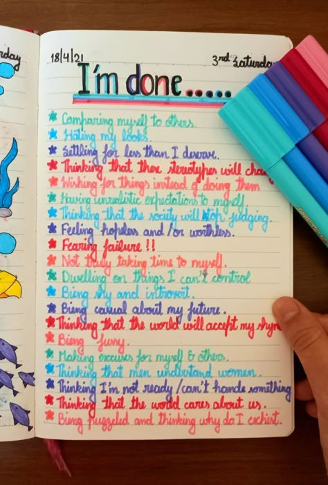 Things To Write In A Dairy, Stuff To Put In Your Journal, To Do List Journal Ideas, Things To Put In A Notebook, Things I Should Stop Doing, Things To Do In Your Notebook, Things To Do In A Notebook, Things To Right In A Notebook, First Page Journal Ideas Creative