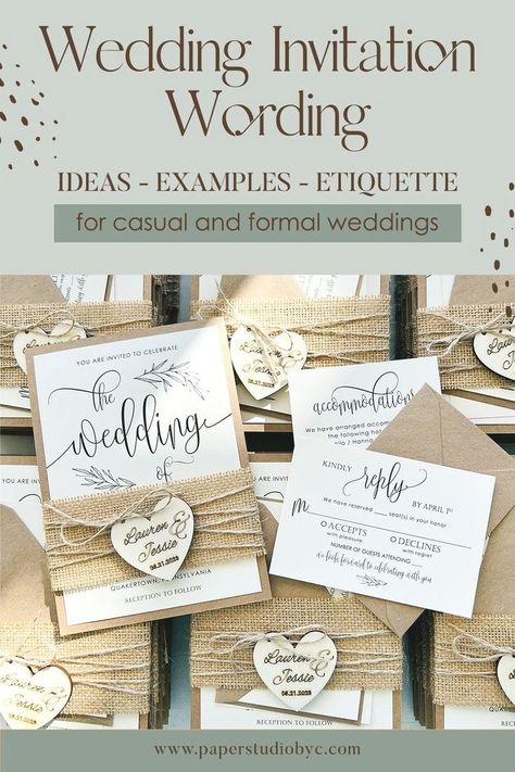 Simple Wedding Invites Diy, Wedding Invitations Ideas Rustic, Examples Of Wedding Invitations, Wedding Invitations Using Cricut, Scrapbook Wedding Invitations, Handwritten Wedding Invitations Diy, Simple Rustic Wedding Invitations, Rustic Elegant Wedding Invitations, Wedding Invitations Country Rustic