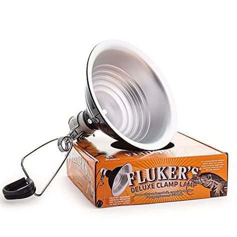 Fluker's Repta-Clamp Lamp with Switch for Reptiles ( Packaging May Vary ),Black, 8.5-Inches Clamp Lamp, Reptile Tank, Heat Lamp, Pet Enclosure, Aquatic Turtles, Reptile Habitat, Reptile Enclosure, Heat Lamps, Pet Cage