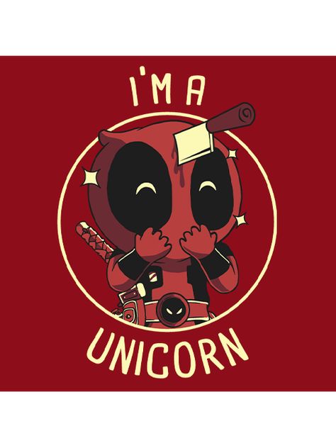 I'm A Unicorn Hoodie | Official Deadpool Merchandise | Redwolf Deadpool Merchandise, Deadpool Unicorn, Harry Potter Friends, Unicorn Hoodie, Mickey Mouse Donald Duck, Looney Tunes Bugs Bunny, Duck Cartoon, Marvel Merchandise, Iron Man Captain America