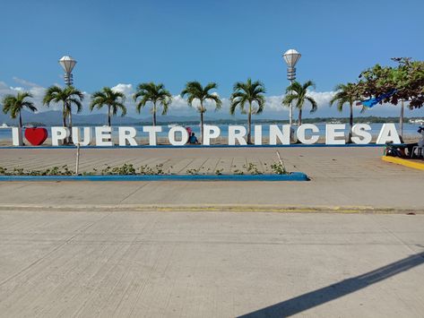 Welcome sign at Baywalk Puerto Princesa, Palawan Puerto Princessa Palawan, Palawan Puerto Princesa, Puerto Princesa Palawan Aesthetic, Food In Philippines, Puerto Princesa Subterranean River, Philippines Aesthetic, Puerto Princesa Palawan, Palawan Island, Philippines Travel Guide