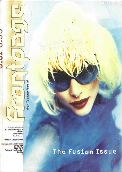 1990s Looks, Gen X Soft Club, Y2k Magazine, 90s Graphic Design, Id Magazine, Rave Music, Chapter 33, Fashion Magazine Cover, Graphic Poster Art