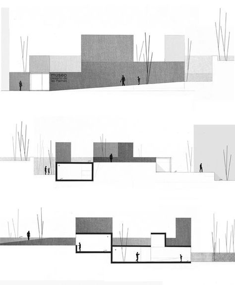 Architecture Museum, Conceptual Model Architecture, Modern Museum, Architecture Drawing Plan, Architecture Portfolio Design, Architecture Presentation Board, Architectural Presentation, Architecture Board, Architecture Collage