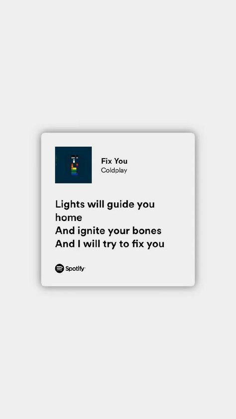 Lights Will Guide You Home Wallpaper, Fix You Lyrics, Coldplay Fix You, Coldplay Quotes, Concert Quotes, Fix You Coldplay, Coldplay Songs, Coldplay Lyrics, Home Lyrics