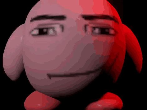 Kirby Roblox GIF - Kirby Roblox Blender - Discover & Share GIFs Roblox Man Face, Roblox Face, Kirby Memes, Face Meme, Kirby Character, Kirby Art, Man Face, Roblox Funny, Roblox Memes