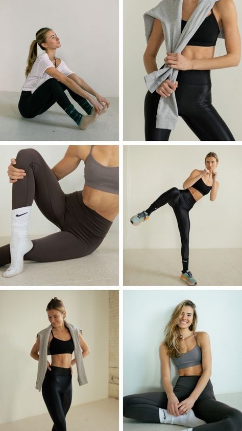 Poses For Fitness Photoshoot, Fitness Branding Photoshoot, Yoga Photoshoot Ideas, Athleisure Photoshoot, Pilates Photoshoot, Fitness Lifestyle Photography, Female Influencers, Fitness Shoot Ideas, Women Fitness Photography