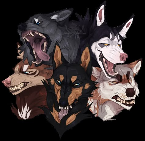 Dog Design Art, Wolves Art, Canine Drawing, Wolf Gang, Wolf Character, Werewolf Art, Wolf Drawing, Canine Art, Fantasy Creatures Art