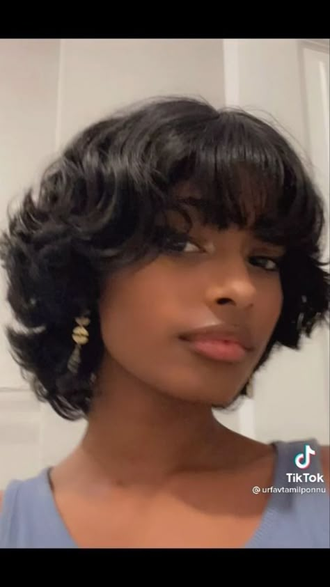 Short Natural Black Hairstyles For Women, Natural Hairstyle Ideas For Black Women Short Hair, Cute Bangs Short Hair, Braids Short Hairstyles For Black Women, Short Hair Black Women Outfits, Curly Hair Bob Black Women, Bob Hairstyles For Black Women Short, Short Hair Inspo Black Women, How To Style Short Black Hair