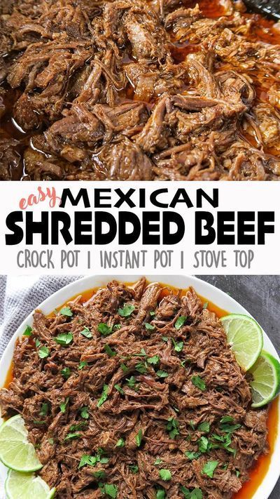 Dinner Recipes Mexican, Crock Pot Mexican, Shredded Beef Recipes, Shredded Beef Tacos, Mexican Shredded Beef, Chuck Roast Recipes, Recipes Mexican, Shredded Beef, Crockpot Beef