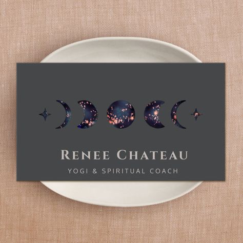 Yoga Business Cards, Healing Logo, Spiritual Logo, Tarot Business, Tutoring Business, Yoga Spiritual, Premium Business Cards, Yoga Business, Spiritual Yoga