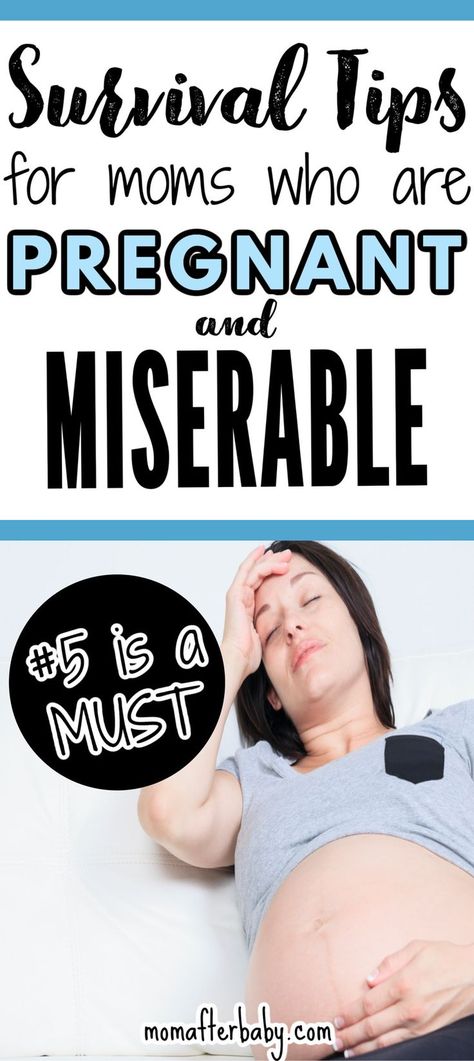 Pregnancy comes with many unenjoyable side effects (such as nausea, back pains, insomnia, and more...) use these pregnancy survival tips to get through when you're flat out miserable How To Stop Nausea, Pregnancy Insomnia, Nausea During Pregnancy, Test Pregnancy, Week By Week Pregnancy, Nausea Pregnancy, How To Help Nausea, Pregnancy Calculator, Pregnancy First Trimester