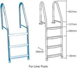 Pool Ladders, Swimming Pool Ladders, Metal Ladder, Pool Ladder, Concert Stage Design, Tropical Pool, Above Ground Swimming Pools, Concert Stage, Architectural House Plans