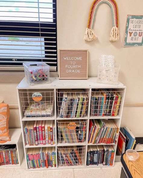 Classroom decorations, classroom decor, classroom setup, rainbow boho classroom, fourth grade teacher, fourth grade fun, classroom organization, classroom