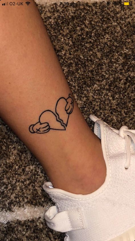 Small Kanye Tattoo, Enjoy Right Now Today Tattoo, Hip Hop Inspired Tattoos, Sneakerhead Tattoo Ideas, Westside Gunn Tattoo, Kanye West Bear Tattoo, Kanye Bear Tattoo, Kanye Inspired Tattoo, Kanye West Inspired Tattoo