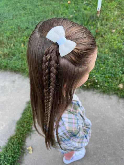 Daughter Hairstyles, Picture Day Hair, Cute Toddler Hairstyles, Easy Little Girl Hairstyles, Girly Hairstyles, Girl Hair Dos, Girls Hairstyles Easy, Hairstyles Girl, Veils Bridal