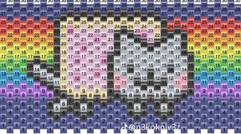 Kandi Patterns Templates With Numbers, Kandi Patterns Templates, Kandi Patterns Cuff, Scene Kandi, Pulseras Kandi, Bracelets Kandi, Kandi Cuff Patterns, Kandi Beads, Kandi Cuffs