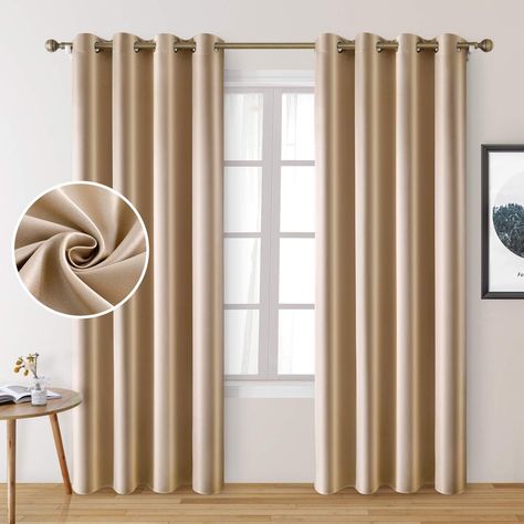 SOFT SILK SATIN CURTAINS: Our faux silk curtains are made of 250GSM (250 grams per square meter) high-quality silk satin fabric. This delicate fiber can be woven into truly incredible, beautiful and luxurious satin curtains. At the same time, these blackout curtains are silky, soft, wrinkle resistant, thick, very pleasant to touch and free from chemical smell. 🌷GOOD BLACKOUT EFFECT: These soft and durable indoor silk satin room darkening curtains are made of innovative triple weaving technology Curtains For Nursery, Girls Room Curtains, Satin Curtains, Pink Blackout Curtains, Faux Silk Curtains, Fluffy Cow, Glamour Decor, Grommet Panels, Silk Curtains