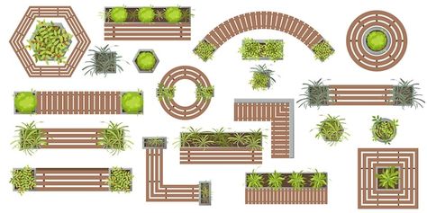 Landscape Ideas Plan, Outdoor Garden Party, Landscape Design Garden, Site Plan Design, Landscape Architecture Plan, Wooden Benches, Urban Design Diagram, Landscape Design Drawings, Landscape Architecture Drawing