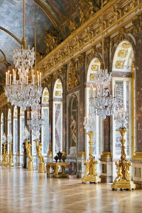 hall of mirrors at the chateau de versailles Versailles Hall Of Mirrors, Destined For Greatness, Chateau Versailles, Palace Interior, Hall Of Mirrors, Napoleon Bonaparte, Palace Of Versailles, Baroque Architecture, Take A Photo