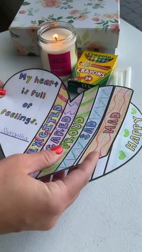 In My Heart | Back To School | SEL Lesson | Feelings Activity | TpT Sel Winter Activities, Feeling Identification Activities, Mini Lesson Ideas, Art Therapy Crafts, In My Heart Book Activities, Preschool Feelings Activities, Feeling Crafts For Toddlers, Sel Crafts, Sel Activities For Elementary School