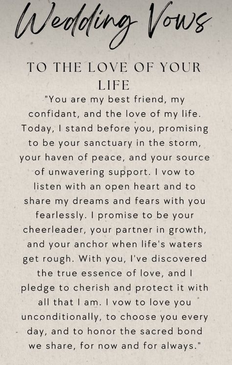 Wedding Vows Design, Lotr Wedding Vows, Example Wedding Vows, Quotes To Include In Your Vows, Writing Own Wedding Vows, Wedding Wows Vows, Boyfriend Poems, Wedding Vows That Make You Cry, Unique Wedding Vows