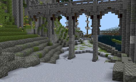 Archway Minecraft, Medieval Notebook, Minecraft Archway, Stone Archway, Minecraft Construction, Minecraft Architecture, Minecraft Houses, Project Ideas, Minecraft