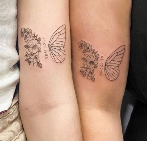 Cherish the Bond: 24 Unique Small Mother Daughter Tattoo Designs - Symbolize Your Unbreakable Connection Mother Daughter Tattoos Small Unique, Mother Daughter Tattoos Meaningful, Mommy Daughter Tattoos, Maching Tattoos, Mother Daughter Tattoo, Mom Daughter Tattoos, Matching Sister Tattoos, Daughter Tattoo, Mom Tattoo Designs