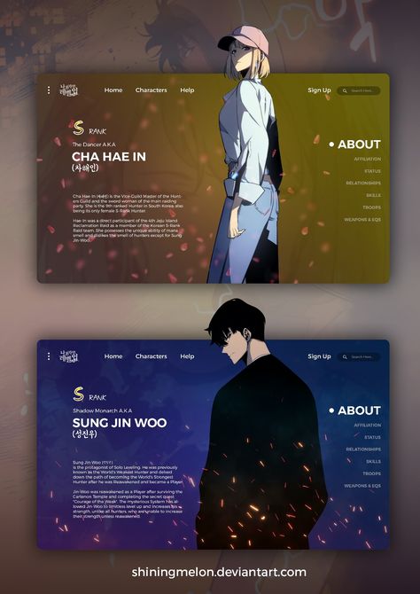 Sung Jin Woo X Cha Hae In, Solo Leveling Sung Jin Woo, Cha Hae In, Beyblade G Revolution, Sung Jin Woo Solo Leveling, Solo Levelling, Gfx Design, Sung Jin Woo, Webpage Design