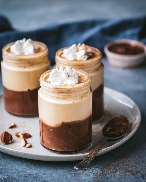 Espresso Cheesecake, Cheesecake Jars, Cheesecake Vegan, Vegan Nutella, Ig Food, Vegan Pantry, Nutella Cheesecake, Cheesecake Mousse, Homemade Nutella