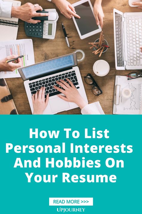 Learn how to effectively list your personal interests and hobbies on your resume with these helpful tips and examples. Showcasing your interests can give hiring managers insight into who you are outside of work, enhancing your overall profile. Find out the dos and don'ts of including hobbies on a resume to make a positive impression on potential employers. Improve your job application by balancing professionalism with personality through thoughtful curation of personal interests section. Writing A Resume, Work Etiquette, Psychology Terms, Education Certificate, Job Applications, Storytelling Techniques, Friendship And Dating, Road To Success, Life Questions