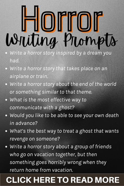 Horror Writing Prompts, Dark Writing Prompts, Dark Writing, Horror Writing, Writing Horror, Fiction Writing Prompts, Inner Darkness, Writing Plot, Writing Inspiration Tips