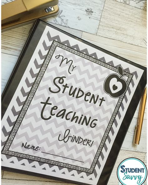 Ideas for Open House and Meet the Teacher Night! – Student Savvy Student Teaching Binder, Student Teacher Binder, Teacher Portfolio, Teaching Portfolio, Teaching Binder, Teacher Binder, Teaching Career, First Year Teachers, Teacher Student