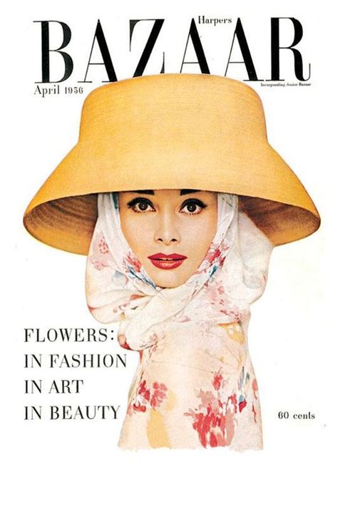 In honor of the late icon's birthday today. Harpers Bazaar Covers, Alexey Brodovitch, Audrey Hepburn Photos, Harpers Bazaar Magazine, Bazaar Magazine, Vintage Magazine Covers, Audrey Hepburn Style, Diana Vreeland, Fashion Magazine Cover