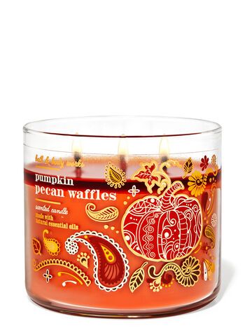 Fall Bath And Body Works, Candles 2023, Pumpkin Pecan Waffles, Pecan Waffles, Peach Candle, Peppermint Candles, Candle Shelf, Bath & Body Works, Candle Bath