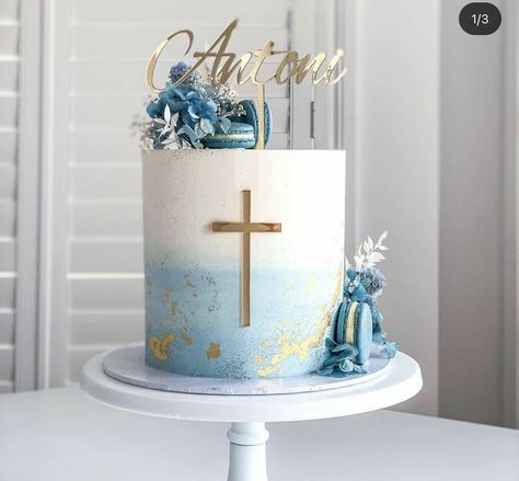 Boys First Communion Cakes, Baby Dedication Cake, Rustic Wall Decor Ideas, Boy Communion Cake, Baptism Cake Boy, Comunion Cake, Dedication Cake, Christening Cake Boy, First Holy Communion Cake