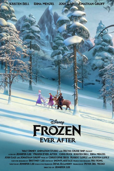 Frozen 2 Movie Poster, Brittney Lee, Frozen Fan Art, Frozen And Tangled, Pixar Animation, Jonathan Groff, Jennifer Lee, Idina Menzel, Walt Disney Animation Studios