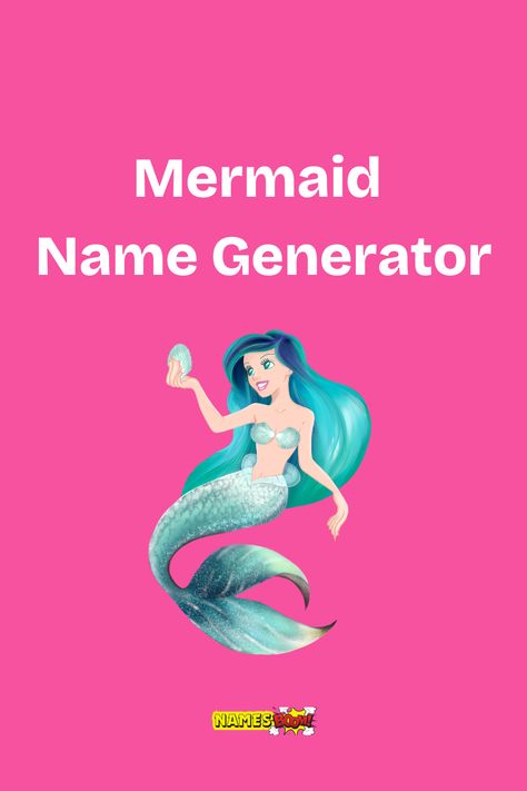 mermaid name generator Mermaid Names Ideas, Mermaid Name Generator, Mermaid Pfp, Mermaid Powers, Mythical Names, Siren Names, Ocean Names, Mystical Names, Mermaid Names