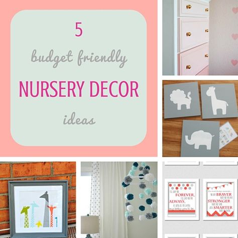 Keeping it Real: 5 budget friendly nursery decor ideas Childrens Bedroom Decor, Nursery Decor Ideas, Baby Planning, Children's Bedrooms, Baby Activities, Keeping It Real, Keep It Real, Gifts Baby, Infant Activities