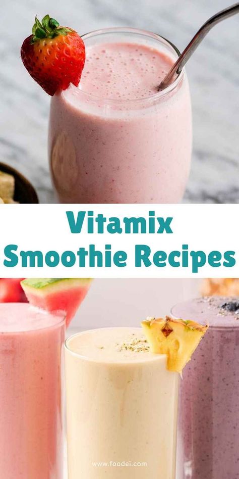 Energize your day with these nutritious Vitamix smoothie recipes! Packed with fresh fruits, veggies, and superfoods, these smoothies are perfect for a healthy breakfast or a midday boost. Simple to make and bursting with flavor, they’re a delicious way to nourish your body. #VitamixSmoothies #HealthyRecipes #SmoothieLove #NutritiousSmoothies #HealthyEating #SmoothieRecipes #VitamixBlender #BreakfastIdeas #HealthyLifestyle #SuperfoodSmoothies Vitamix Breakfast Recipes, Vitamix Breakfast Smoothie, Vitamix Smoothie Recipes, Healthy Energy Smoothies, Vitamin Recipes, Vitamix Healthy Recipes, Pb2 Smoothie, Frozen Smoothie Recipes, Booster Juice Recipes