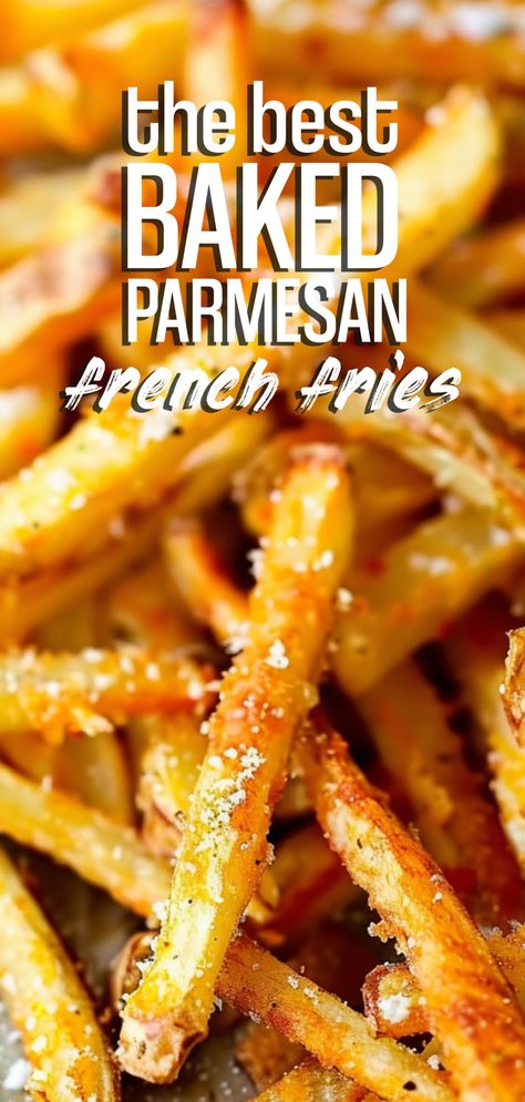 Oven Baked Parmesan French Fries [45 Minutes] – Chasety Parmesan Fries Baked, Italian French Fries, Homemade French Fries In Oven, Homemade Fries In Oven, French Fries In The Oven, Types Of French Fries, French Fry Recipes, Oven French Fries, Parmesan French Fries